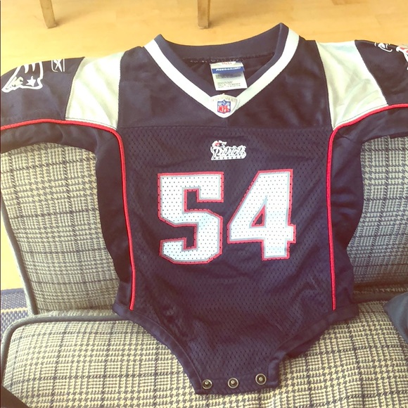 baby patriots jersey onesie